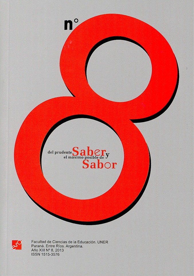 					Ver Núm. 8 (2013): del prudente Saber y el máximo posible de Sabor
				